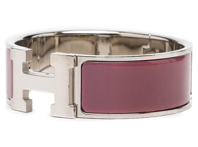 Hermès Pulsera de esmalte Hermes Clic Clac H PM Púrpura - vista 2