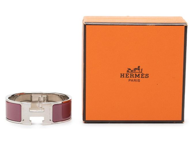 Hermès Pulsera de esmalte Hermes Clic Clac H PM Púrpura - vista 5