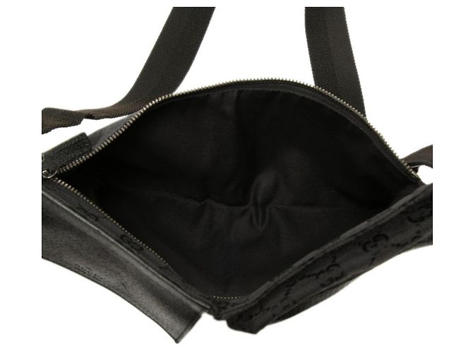 Gucci GG Canvas Gürteltasche Schwarz - Ansicht 4