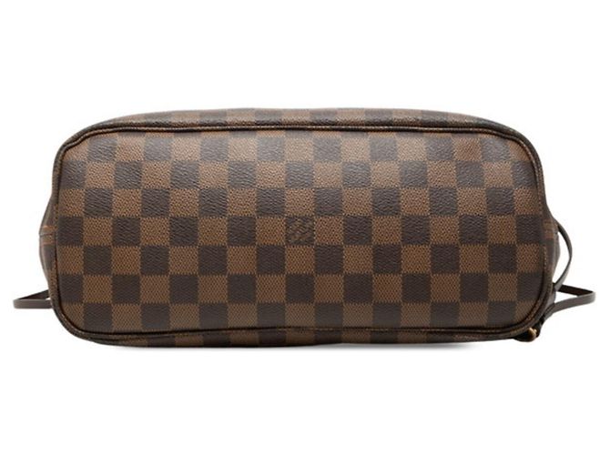 Saco Tote Louis Vuitton Damier Neverfull PM Marrom Vermelho Fuschia Damier ebene - vista 3