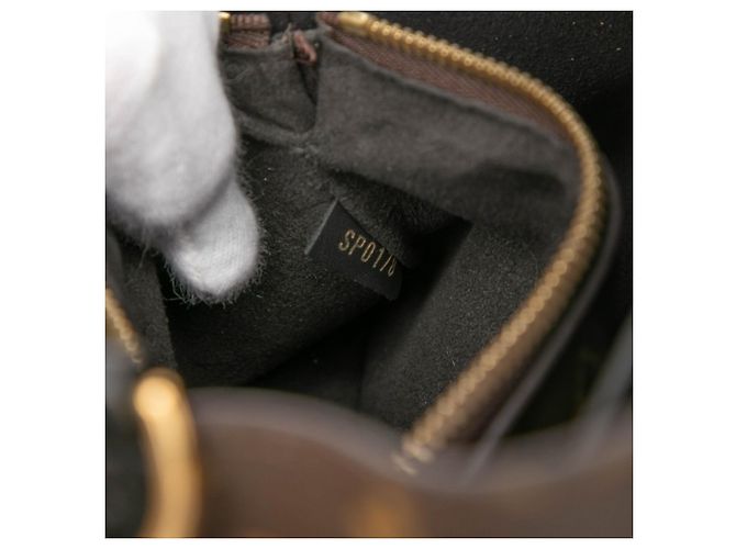 Néonoé Borsa Tote Louis Vuitton Monogram Neo Noe Marrone Nero Monogramma - vista 6