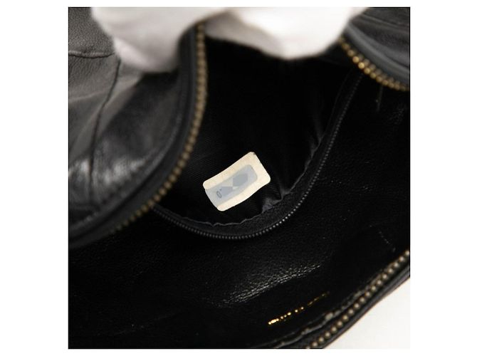 Chanel Coco Mark Matelassé Schultertasche mit Quaste und Kette Schwarz - Ansicht 6