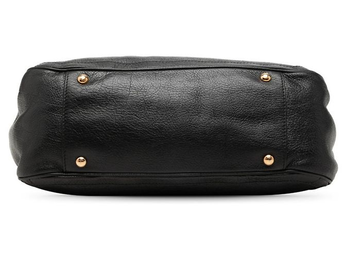 Borsa Tote Salvatore Ferragamo Gancini Betulla Nero - vista 3