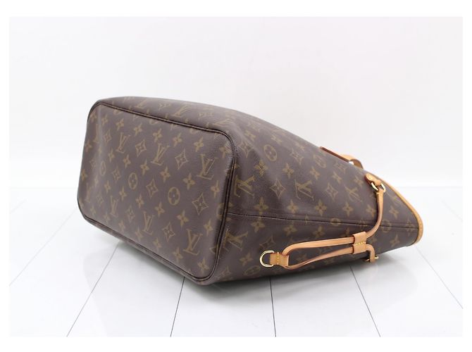 Louis Vuitton Neverfull Trianon Toile and Leather 30 Castaño - vista 4