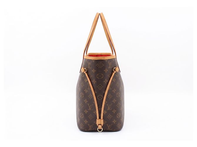 Louis Vuitton Neverfull Trianon Toile and Leather 30 Castaño - vista 5
