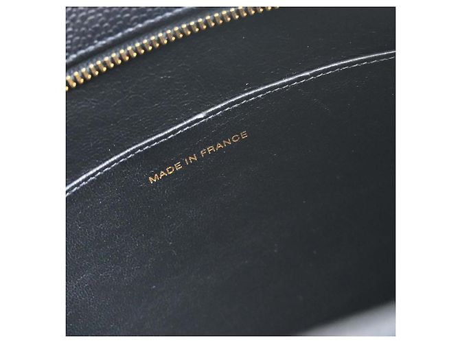 Chanel Medallion Quilted Caviar Noir - vue 4