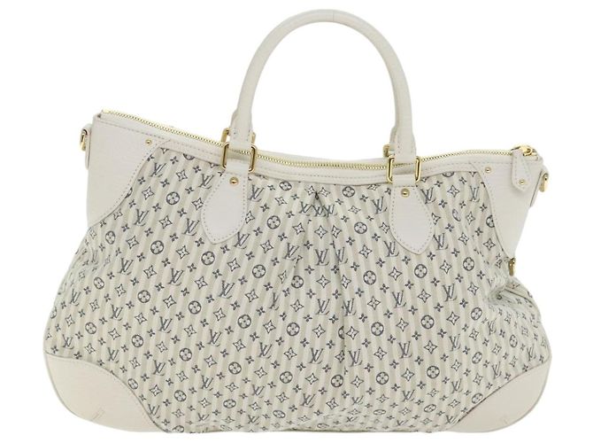 Louis Vuitton Marina Mini Lin Croisette GM Bianco - vista 2