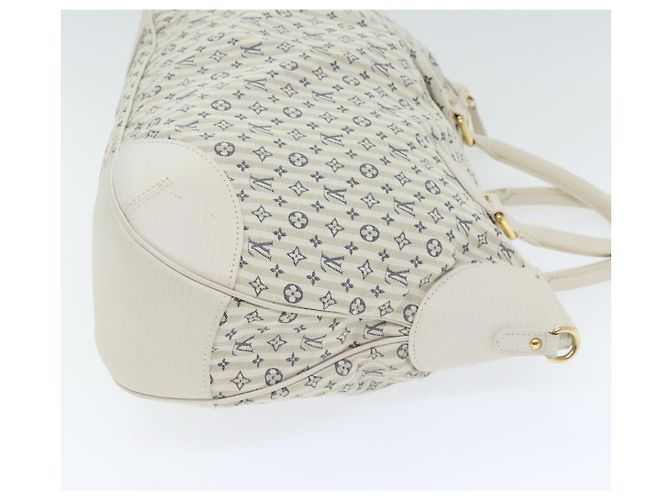 Louis Vuitton Marina Mini Lin Croisette GM Bianco - vista 3