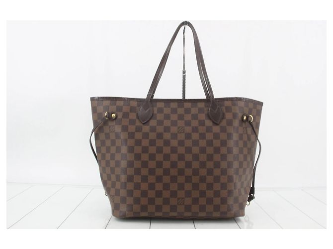 Louis Vuitton Neverfull Bandouliere Inside Out Monogram Canvas and Textile MM Marrone - vista 2