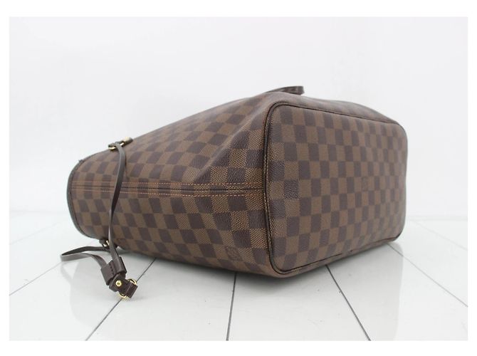 Louis Vuitton Neverfull Bandouliere Inside Out Monogram Canvas and Textile MM Marrone - vista 5