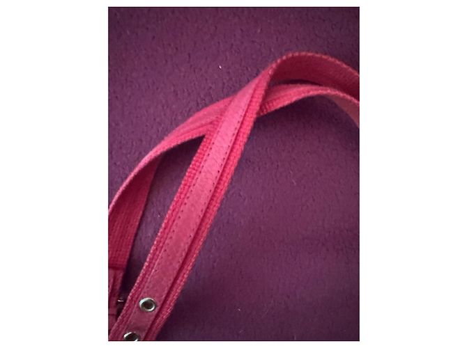 Christian Dior Monogram Canvas und Leder Schultertasche Braun Pink - Ansicht 5