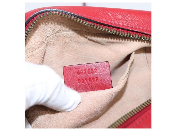 Gucci GG Marmont Matelassé Leather Small Rosso - vista 7