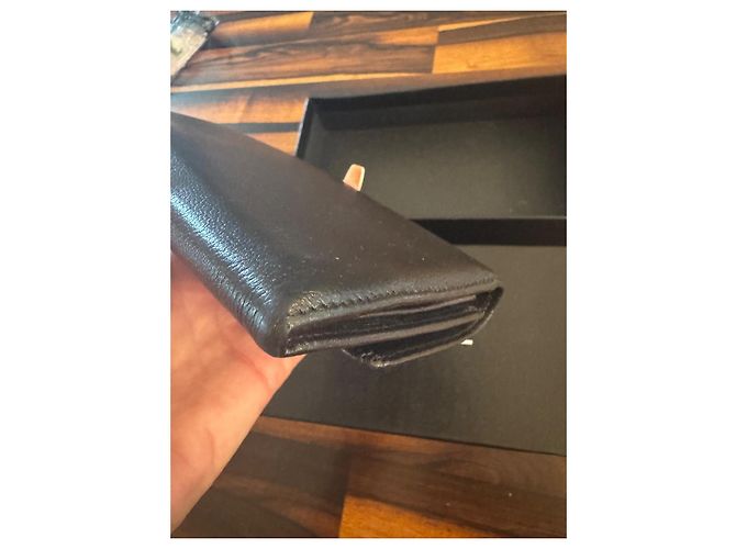 Portafoglio Chanel Classico in pelle nera Nero - vista 4