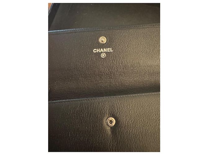 Portafoglio Chanel Classico in pelle nera Nero - vista 6