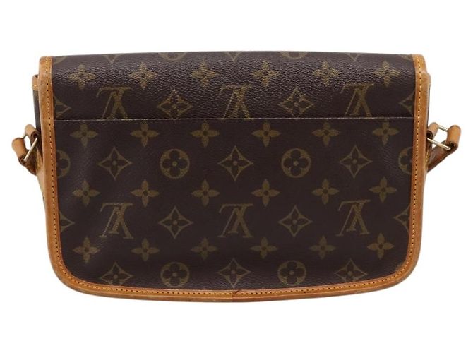 Louis Vuitton Sac Gibeciere Messenger Monogram Canvas PM Marron - vue 2