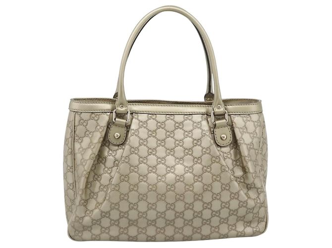 Gucci Sukey Top Handle Guccissima Leather Medium D'oro - vista 2