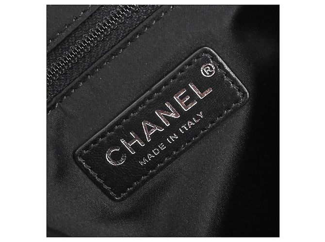 Chanel Astronaut Essentials Nylon Stampato con Paillettes Large Blu navy - vista 4