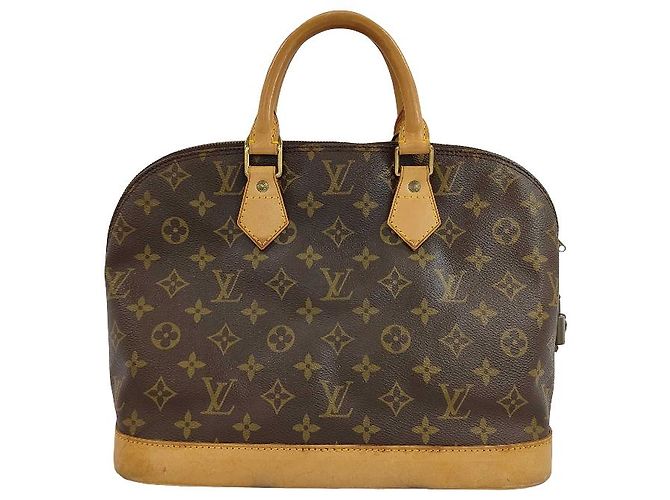 Louis Vuitton Alma Monogram Canvas MM Marron - vue 2
