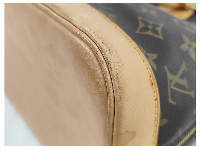 Louis Vuitton Alma Monogram Canvas MM Marron - vue 4