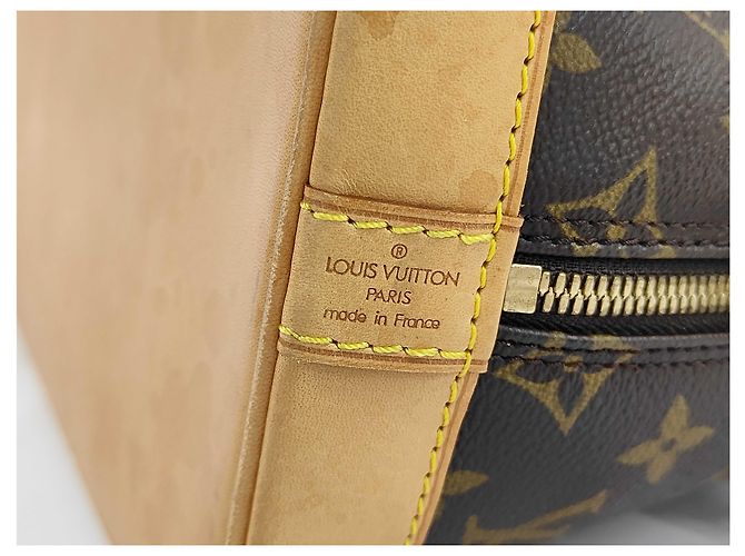 Louis Vuitton Alma Monogram Canvas MM Marron - vue 5
