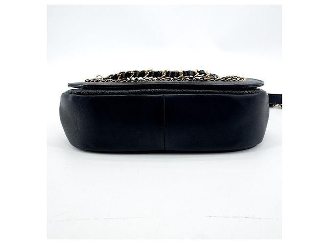 Chanel Flap with Chain Leather Nero - vista 6