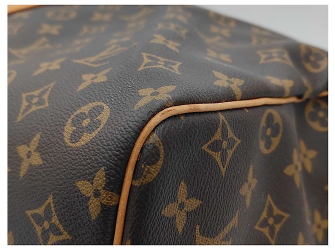 Louis Vuitton Keepall Bandouliere Monogram Canvas 60 Marrone - vista 5