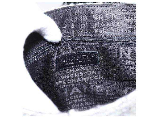 Chanel Camellia Messenger Tweed Large Marrone - vista 6