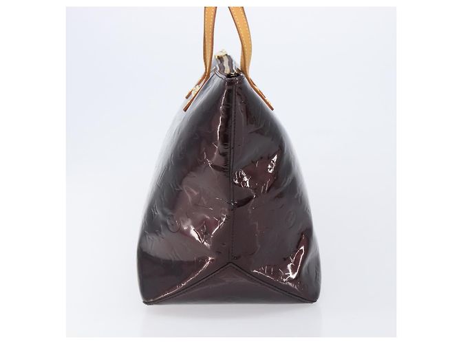 Louis Vuitton Bellevue Monogram Vernis GM Bordò - vista 3