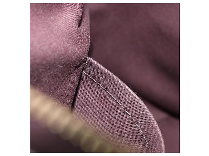 Louis Vuitton Bellevue Monogram Vernis GM Bordò - vista 7