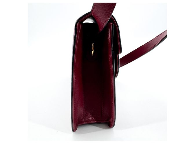 Anel Gucci GG Ring em couro Small Vermelho - vista 4