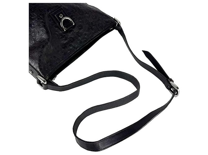 Borsa a tracolla Gucci in pelle nera Nero - vista 10