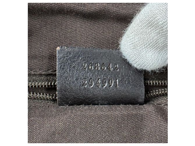 Borsa a tracolla Gucci in pelle nera Nero - vista 13