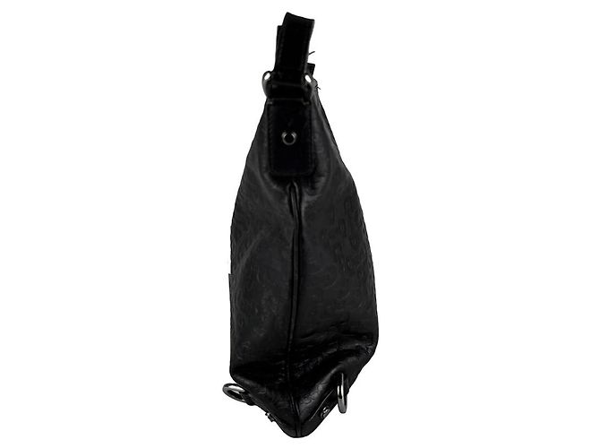 Borsa a tracolla Gucci in pelle nera Nero - vista 2