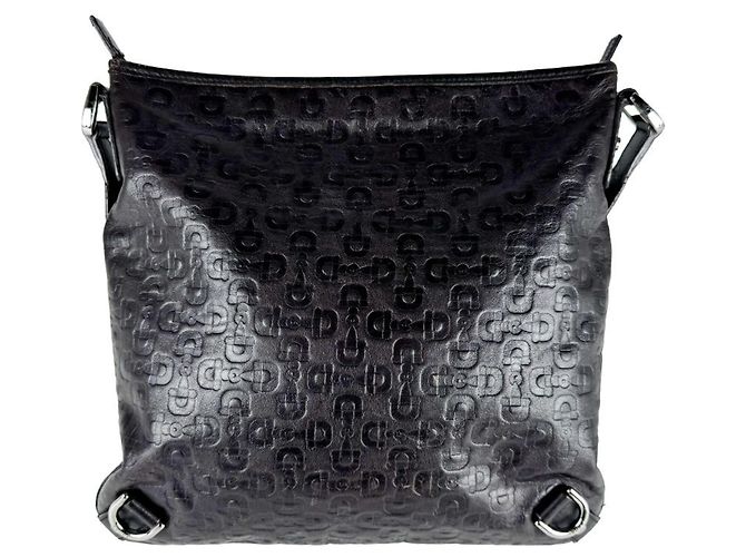 Borsa a tracolla Gucci in pelle nera Nero - vista 3
