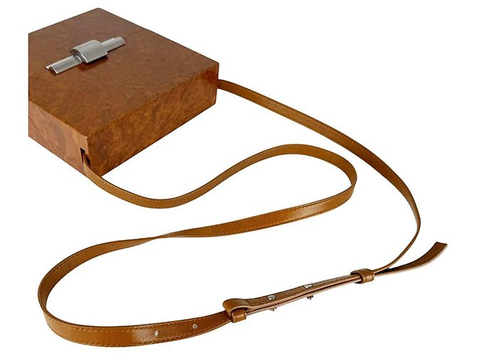 Borsa a tracolla Bottega Veneta marrone - vista 10