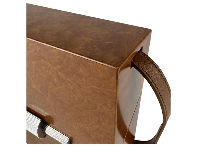 Borsa a tracolla Bottega Veneta marrone - vista 6