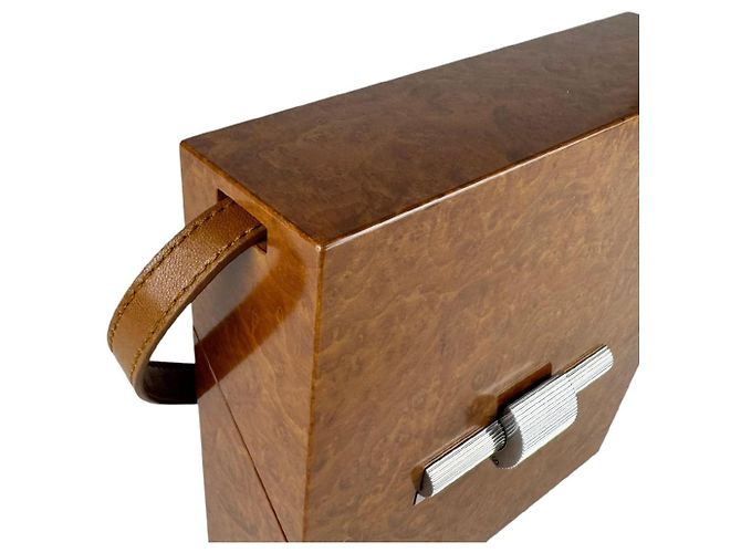 Borsa a tracolla Bottega Veneta marrone - vista 7
