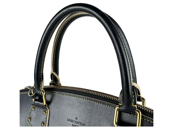 Louis Vuitton Suhali Lockit MM Handtasche Schwarz - Ansicht 10