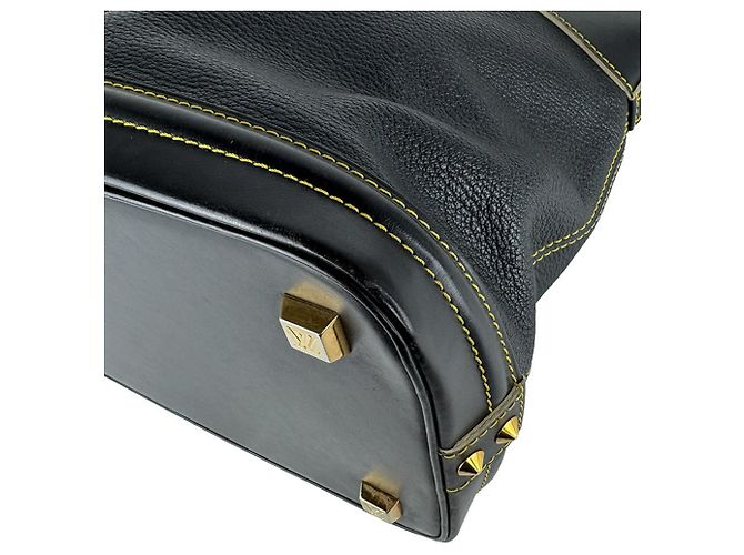 Louis Vuitton Suhali Lockit MM Handtasche Schwarz - Ansicht 8