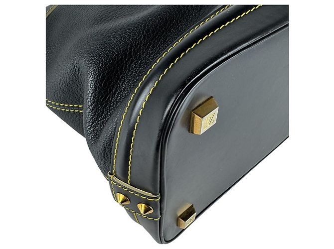 Louis Vuitton Suhali Lockit MM Handtasche Schwarz - Ansicht 9