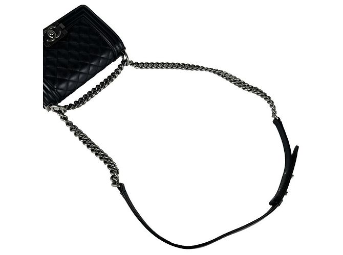 Chanel Boy Small Schultertasche Schwarz - Ansicht 10