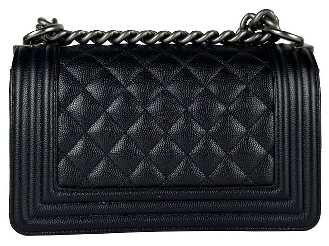 Chanel Boy Small Schultertasche Schwarz - Ansicht 3