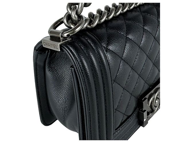 Chanel Boy Small Schultertasche Schwarz - Ansicht 6