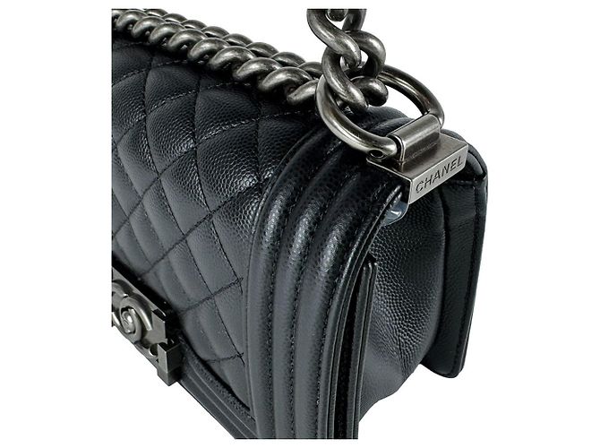 Chanel Boy Small Schultertasche Schwarz - Ansicht 7