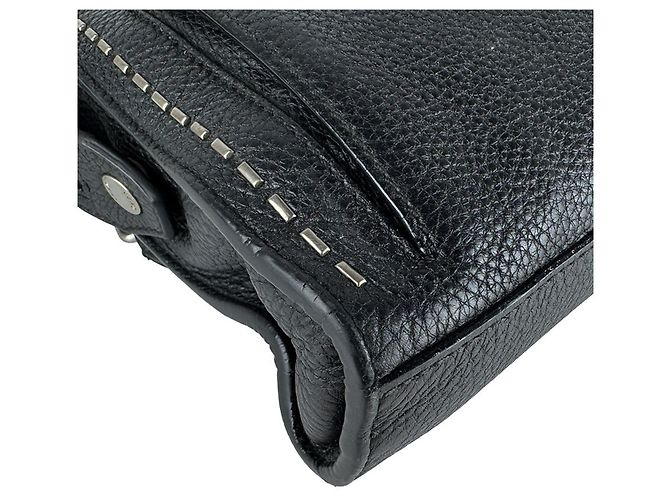 Borsa a Tracolla Fendi Selleria Nero - vista 9