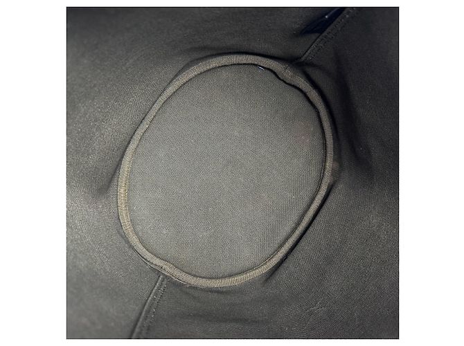 Bolsa Prada em denim e couro Preto Azul Caqui - vista 5