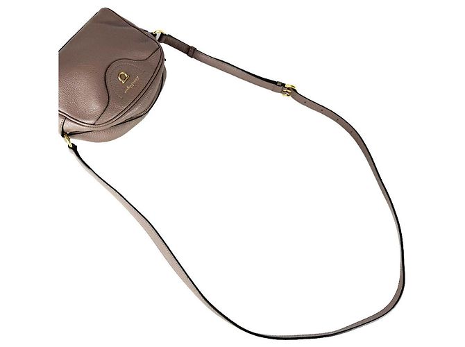 Gancini Borsa a tracolla in pelle marrone Salvatore Ferragamo - vista 10