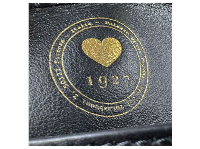 Gancini Borsa a tracolla in pelle marrone Salvatore Ferragamo - vista 11