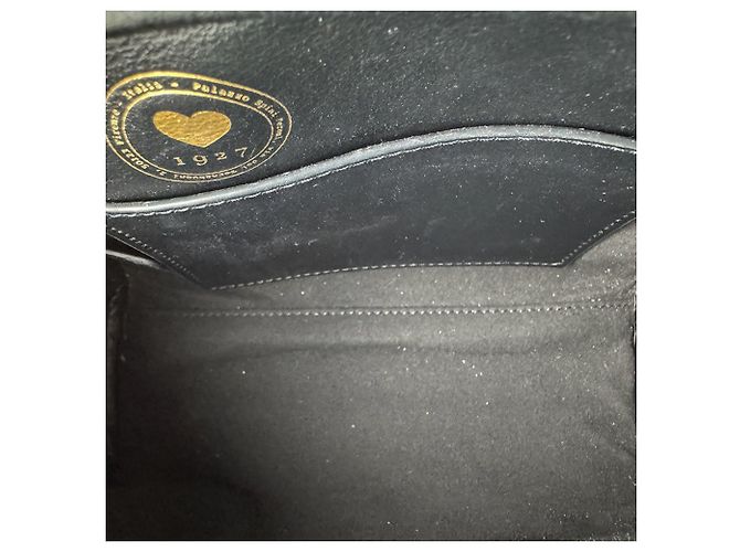 Gancini Borsa a tracolla in pelle marrone Salvatore Ferragamo - vista 5
