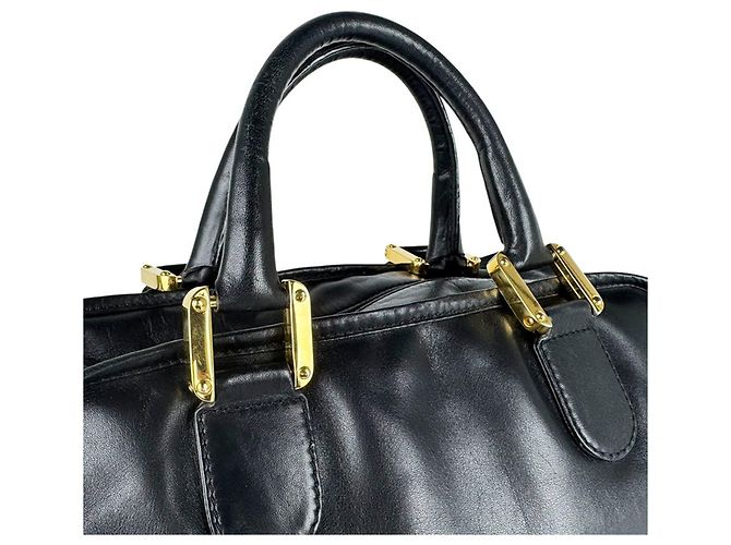 Loewe Amazona 32 Lederhandtasche Schwarz - Ansicht 10
